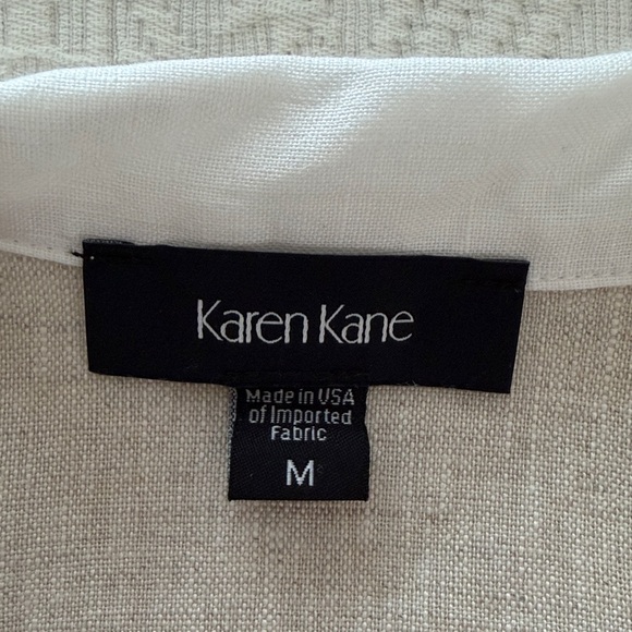 Tan and White Tunic Dress - Picture 6 of 6